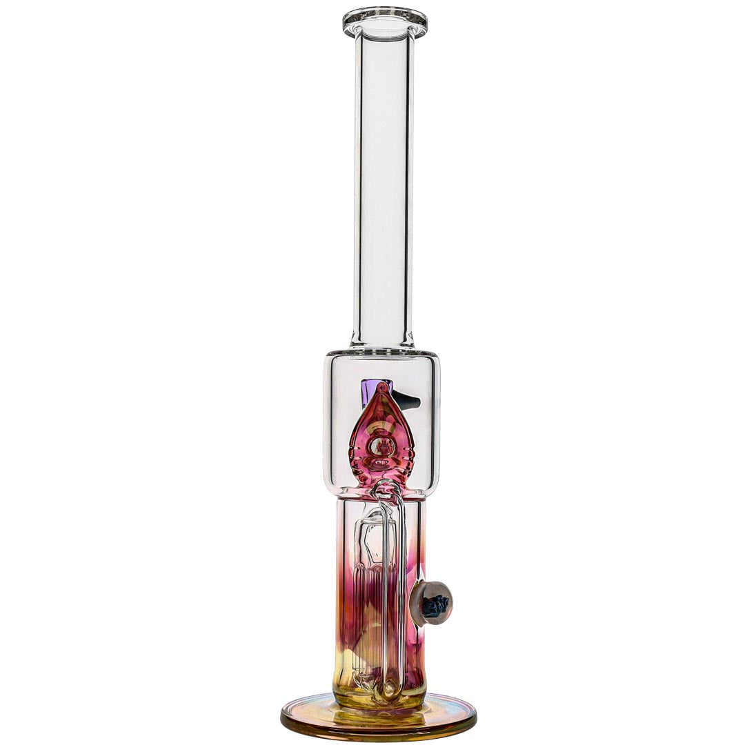 Ben Wilson Glass Fumed 6-Arm Recycler Bong