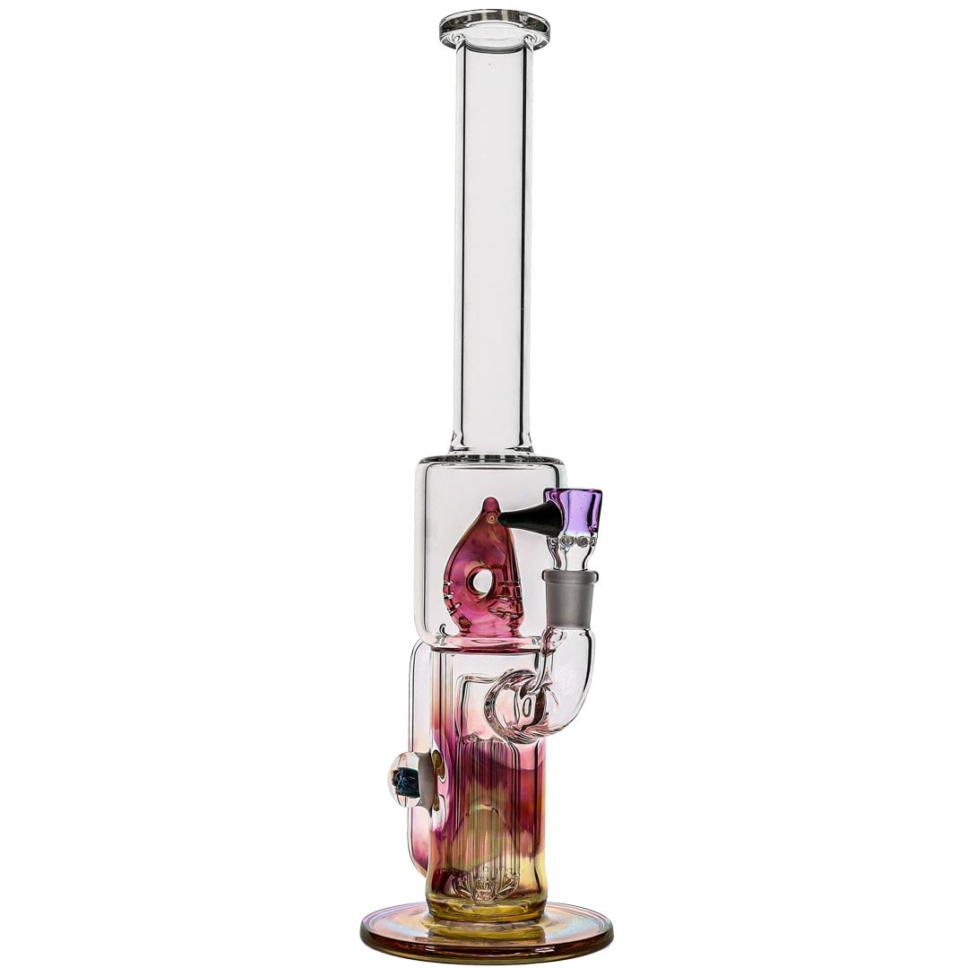 Ben Wilson Glass Fumed 6-Arm Recycler Bong