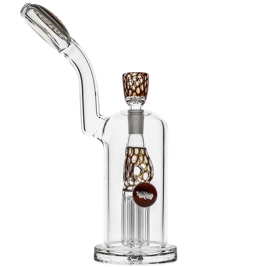 Ben Wilson Glass 6-Arm Custom Donut Bubbler Bong