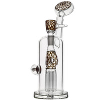 Ben Wilson Glass 6-Arm Custom Donut Bubbler Bong
