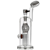 Ben Wilson Glass 6-Arm Custom Donut Bubbler Bong