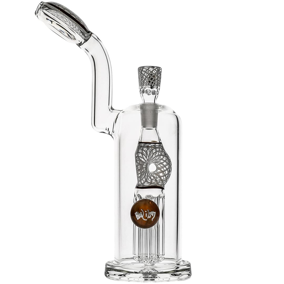 Ben Wilson Glass 6-Arm Custom Donut Bubbler Bong