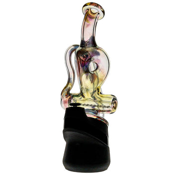Ben Wilson Glass Fumed Triple Donut Inline Peak Top