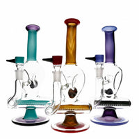Ben Wilson Colored Triple Donut Inline Bongs