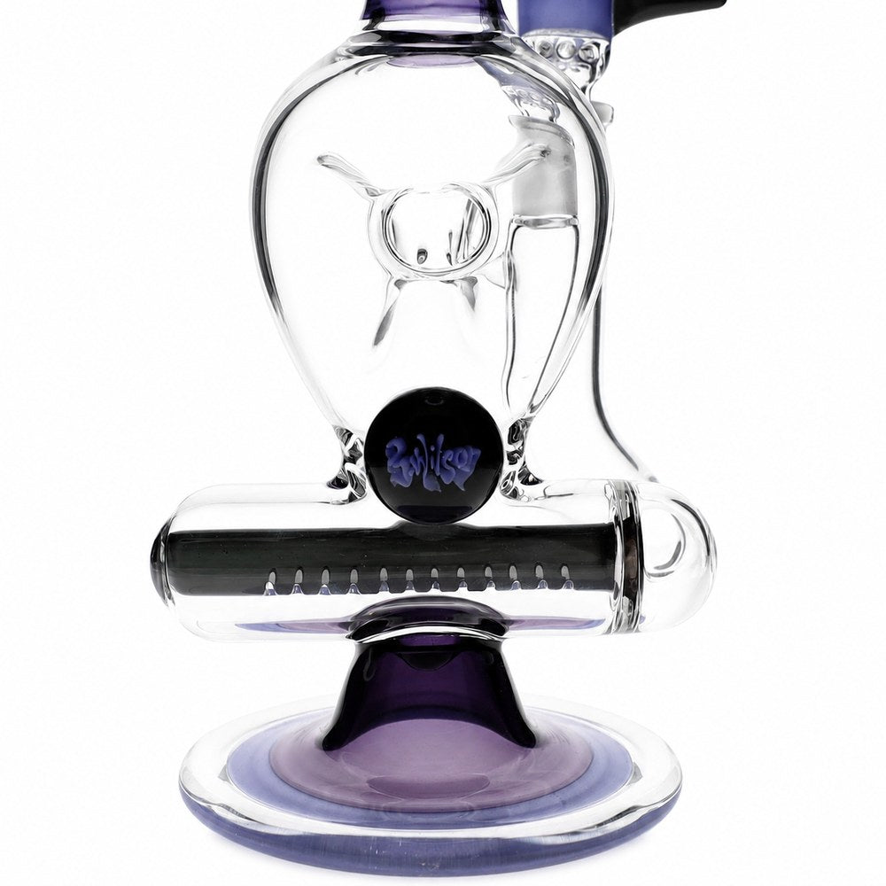 Ben Wilson Colored Triple Donut Inline Bong