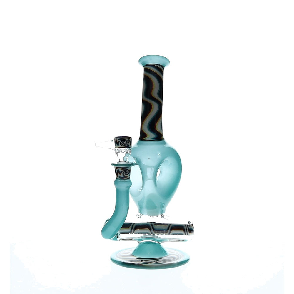 Ben Wilson Glass Heady Inline Perc Bong Front View