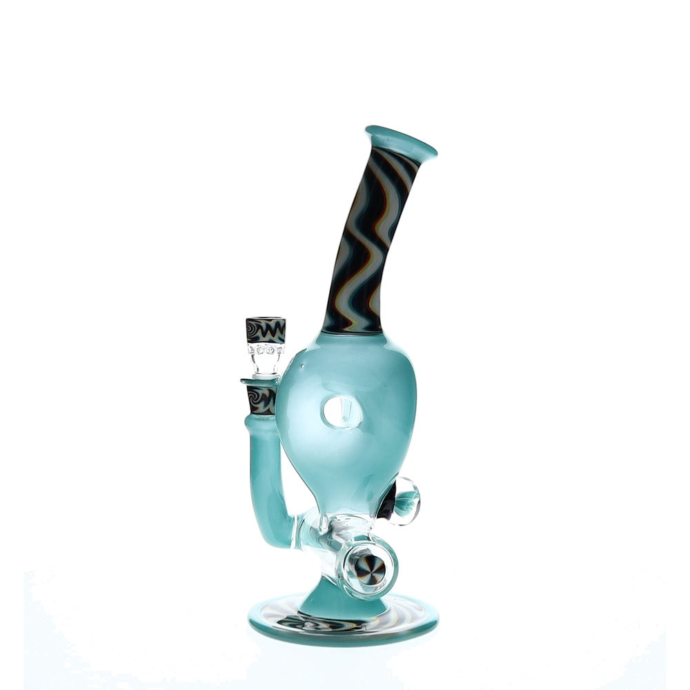 Ben Wilson Glass Heady Inline Perc Bong Left View