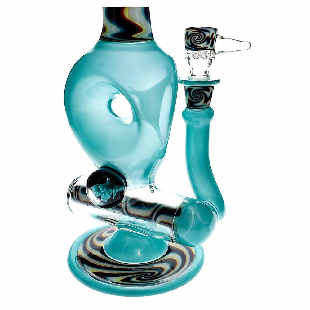 Ben Wilson Glass Heady Inline Perc Bong Base Photo