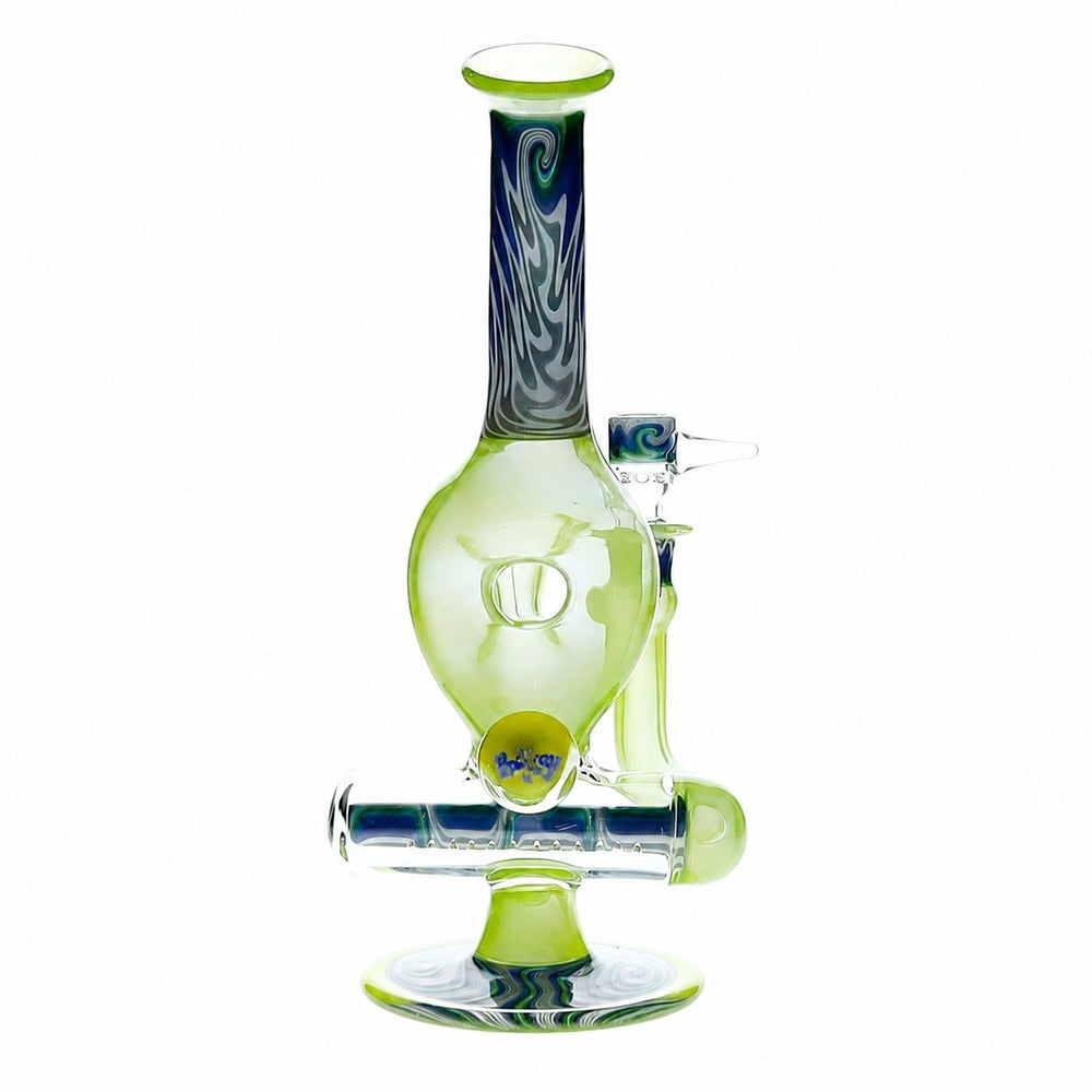 Ben Wilson Glass Heady Inline Perc Bong Back