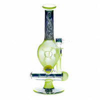 Ben Wilson Glass Heady Inline Perc Bong Back