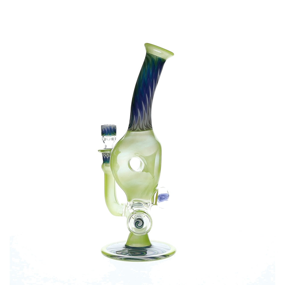 Ben Wilson Glass Heady Inline Perc Bong Left