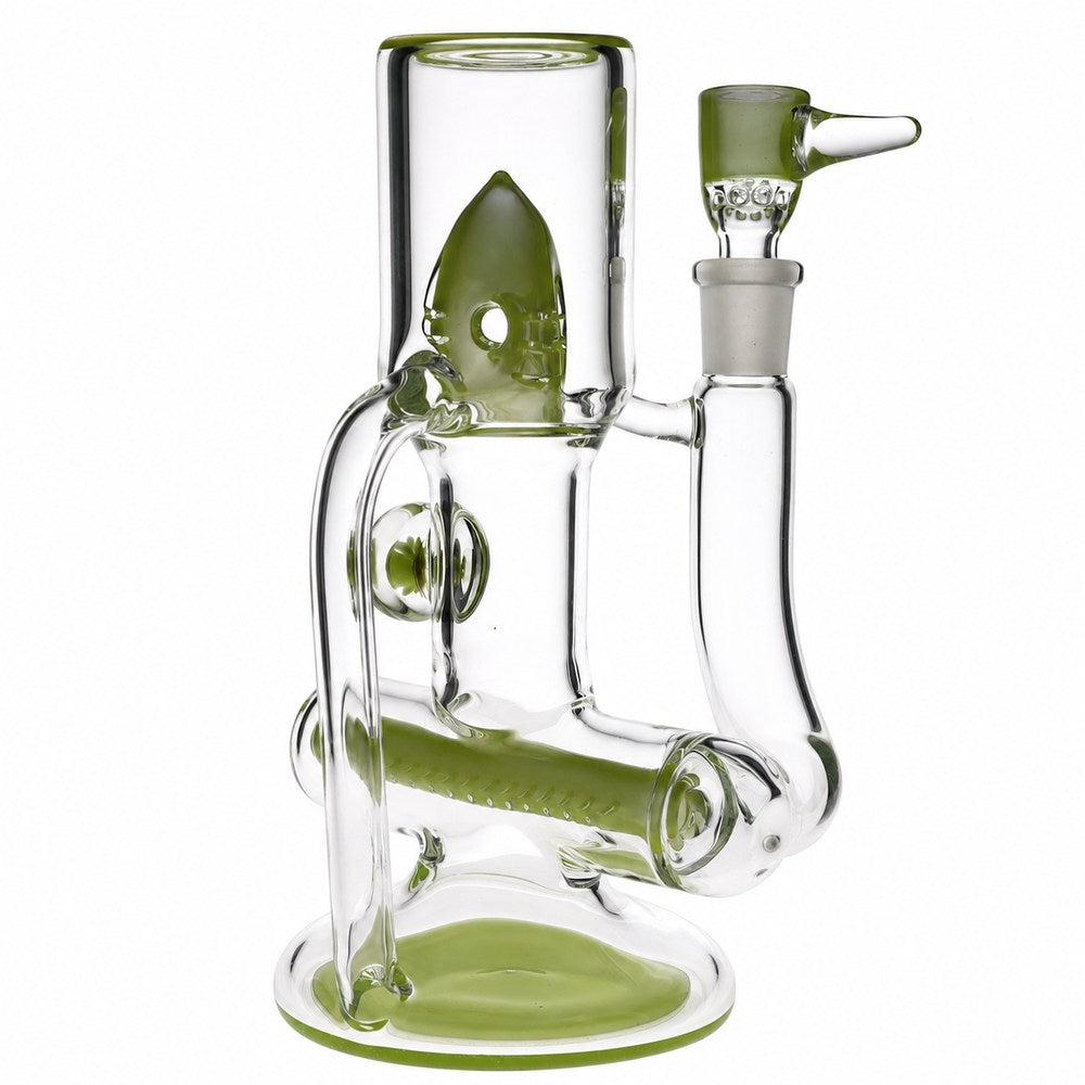Ben Wilson Mini Color Inline Perc Recycler Bong