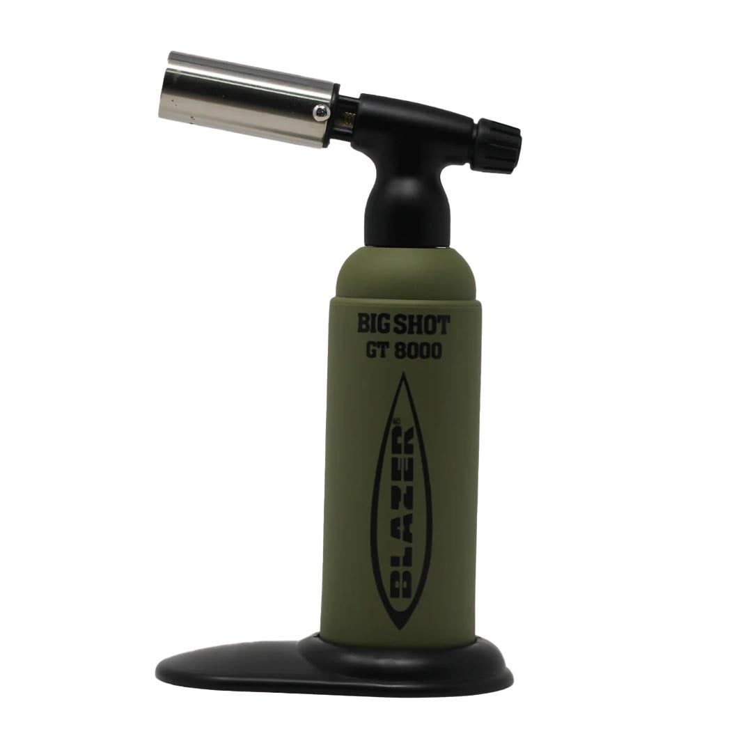 Blazer GT8000 Big Shot Butane Torch in Army Green and Black