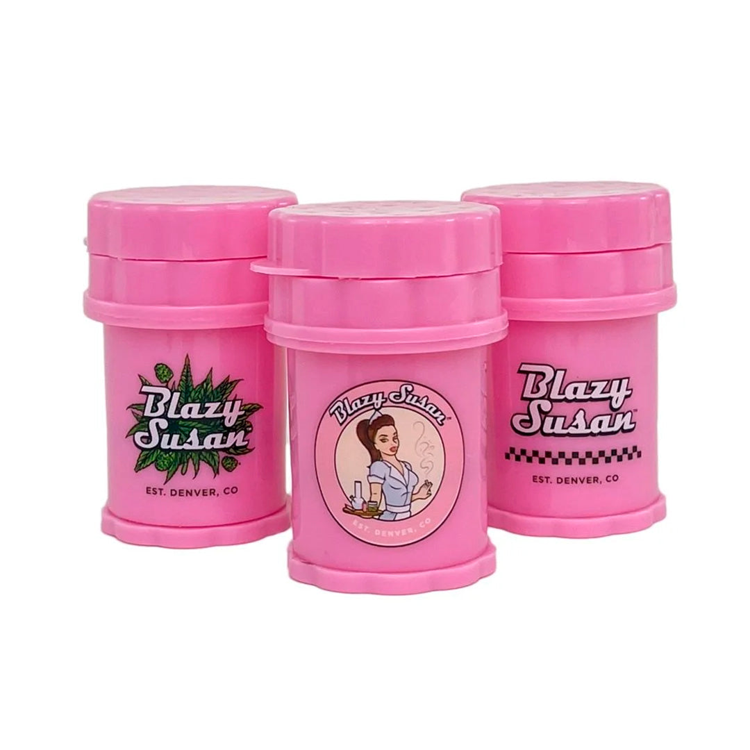 Blazy Susan Large 4-Piece Herb Saver Grinder