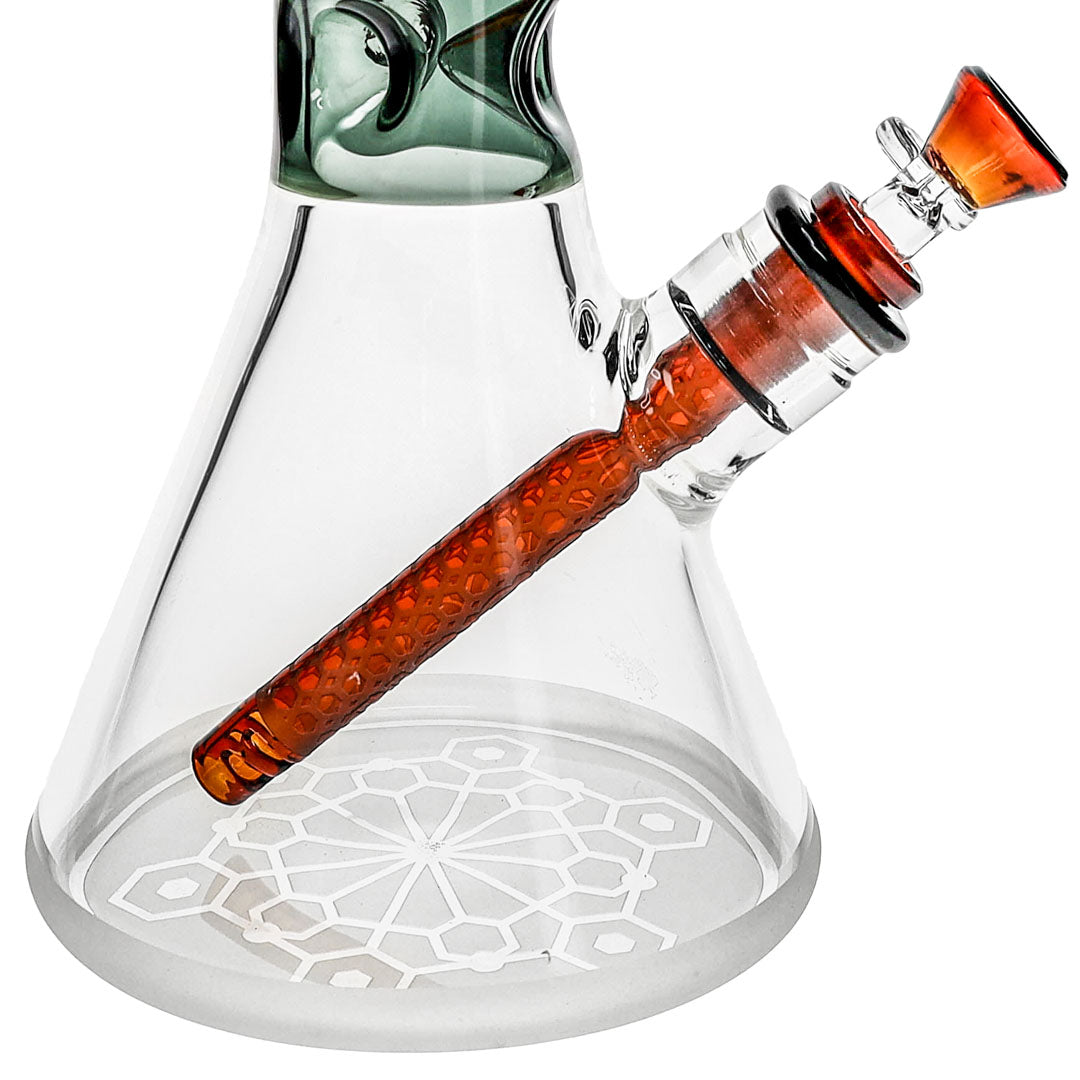 Blasted Beaker Bongs by Official Cheech Glass