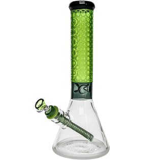 Cheech Glass Green Blasted Beaker Bong