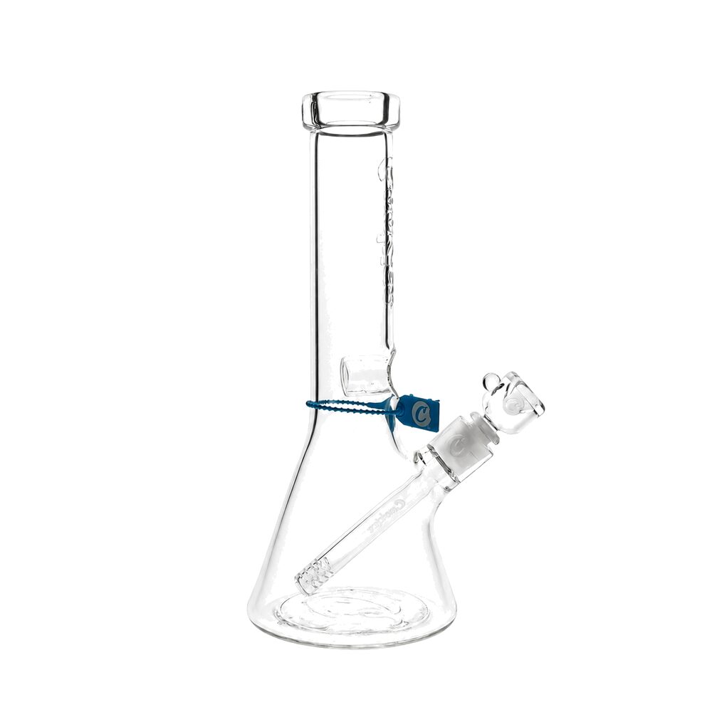 13-inch Flame Beaker Bong  Left Side by Cookies Glass