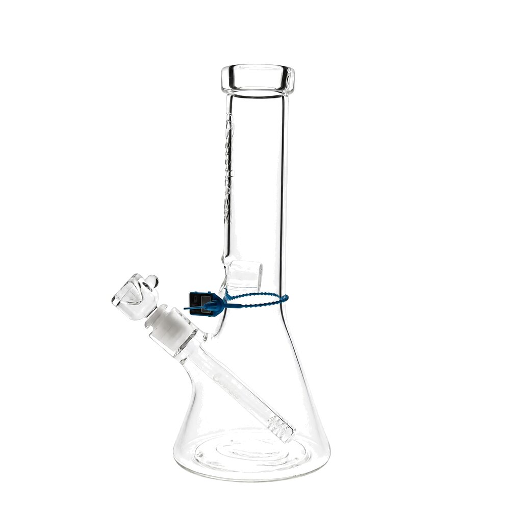 13-inch Flame Beaker Bong Right Side by Cookies Glass