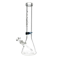 17-inch Flame Beaker Bong Left Side by Cookies Glass
