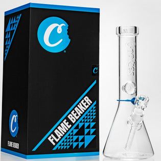 Cookies Glass Flame Beaker Bong