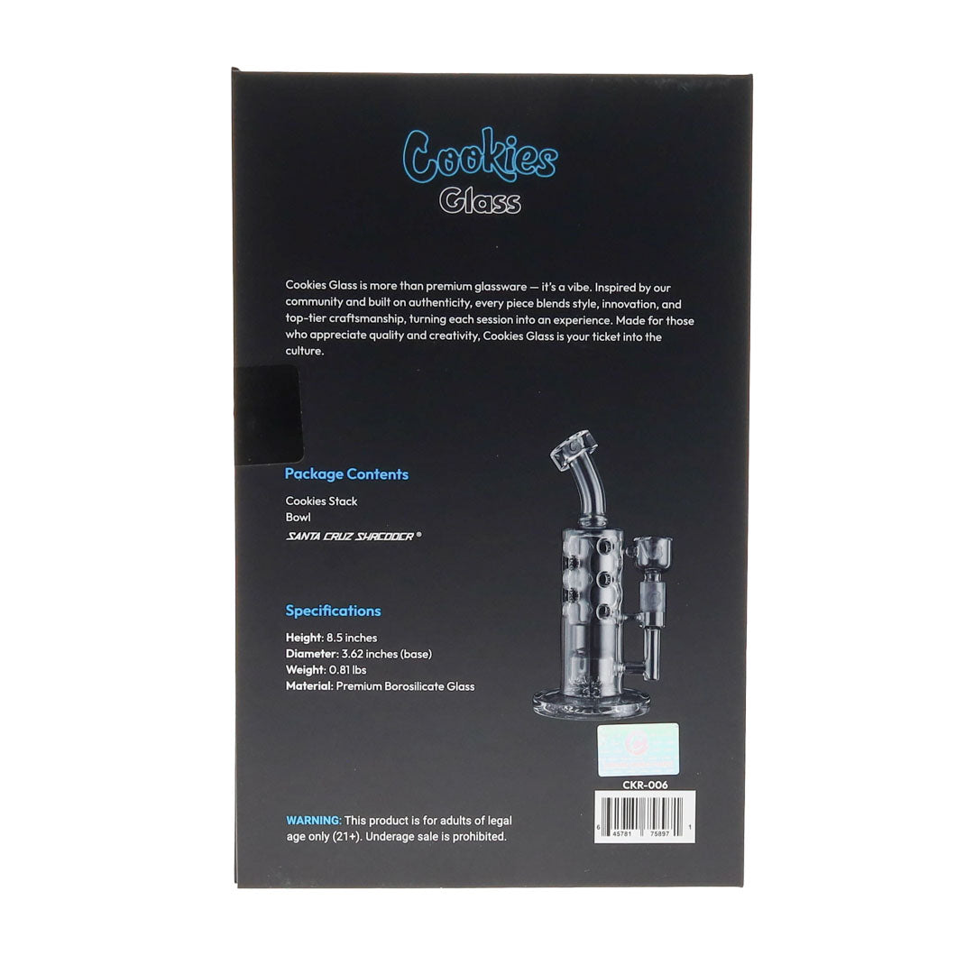 Cookies Glass Stack Dab Rig Box Back