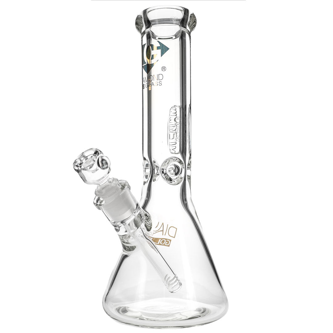 9mm Thick Glass Beaker Bongs by Diamond Glass