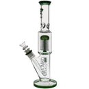 Diamond Glass Mansion Straight Tube Bong