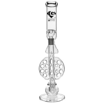 Diamond Glass Swiss Perc Bong Front View image