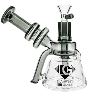 Diamond Glass Rips Recycler Dab Rig