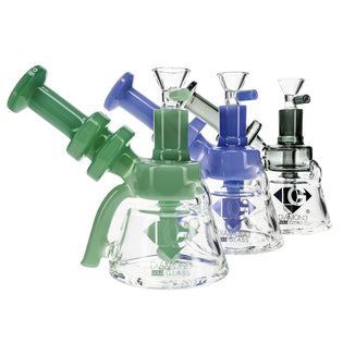 Diamond Glass Rips Recycler Dab Rig