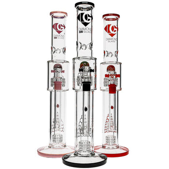 Heisman Matrix Percolator Bongs from Diamond Glass image