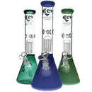 Diamond Glass Color 8-Arm Beaker Bong