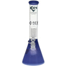 Diamond Glass Color 8-Arm Beaker Bong