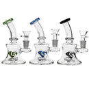 Diamond Glass Mini Showerhead Bubbler Bong