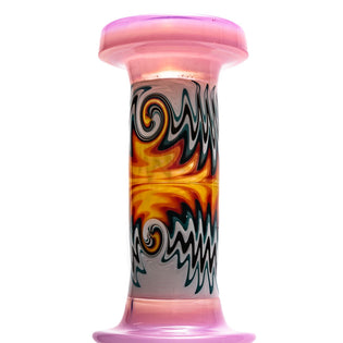 Diamond Worked Double Matrix Perc Bong