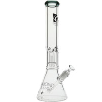 Diamond Glass 7mm Shower Head Beaker Bong