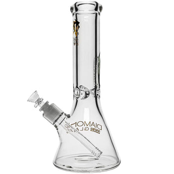 Diamond Glass 9mm Beaker Bongs image
