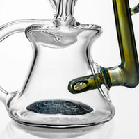 Clear Recycler Dab Rig by EBox Glass – Aqua Lab Technologies