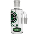 Encore Glass 90º 14mm Showerhead Ash Catcher in Jade Green