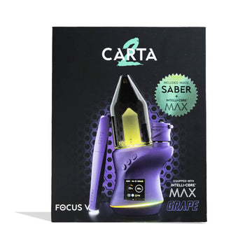 Focus V Carta 2 Deluxe in Grape | Smart Electric Dab Rig with Saber Tool image