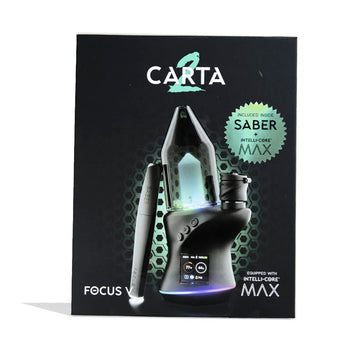 Focus V Carta 2 Deluxe in Black | Smart Electric Dab Rig with Saber Tool image