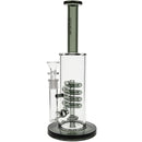 GRAV® Coil Shower head Percolator Bong in Smoke
