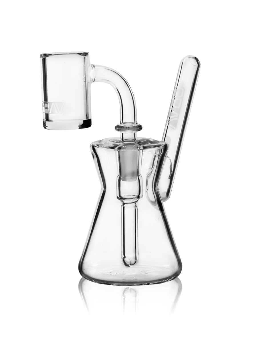 GRAV Hourglass Pocket Bubbler Dab Rig