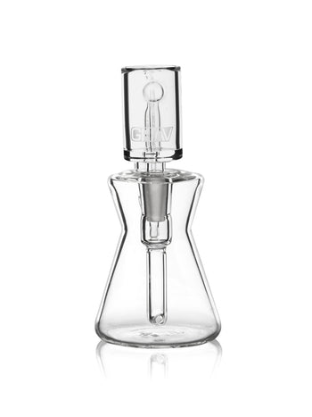 GRAV Hourglass Pocket Bubbler Dab Rig Front View image