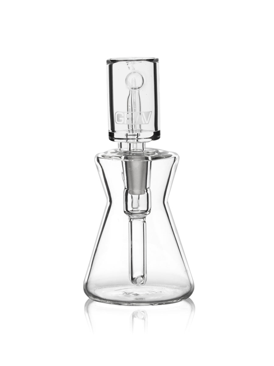 GRAV Hourglass Pocket Bubbler Dab Rig