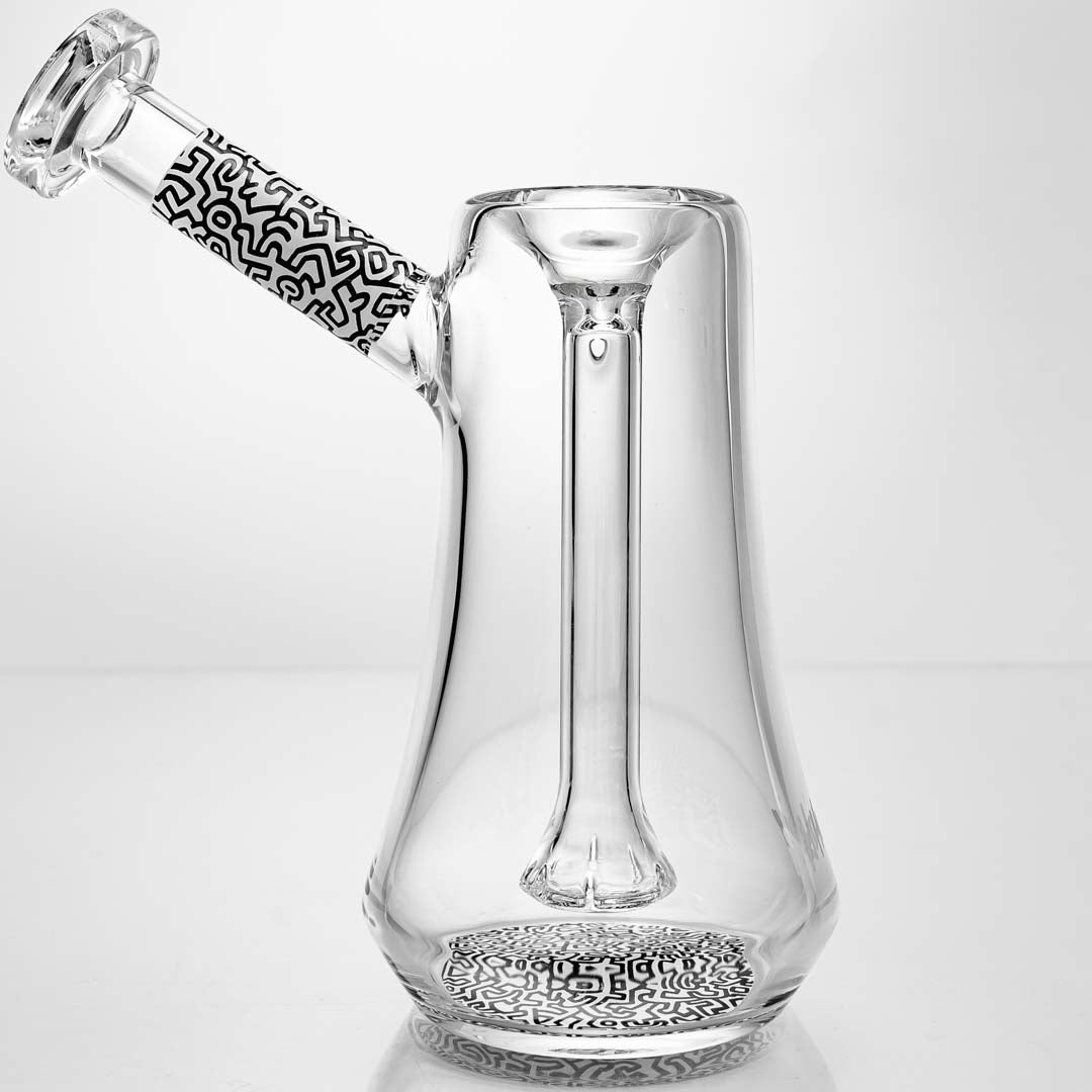 K. Haring Glass Glass Bubbler Bongs