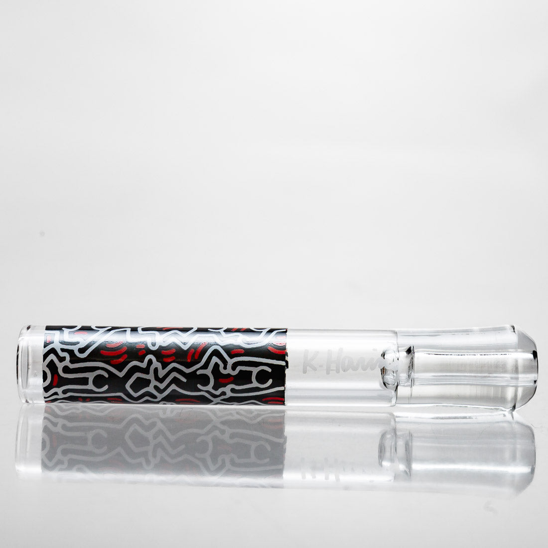Keith Haring Glass Taster Chillum Onie Pipes