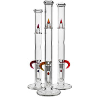 Slim Section Twinline Perc Bongs by Kenta Kito Glass