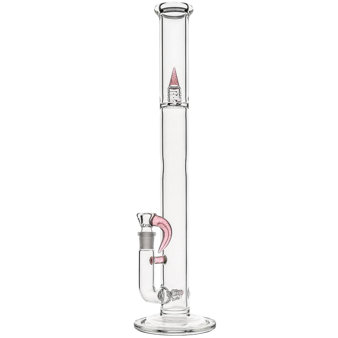 Kenta Kito Slim Section Triple Inline Bongs in Pink Lollipop