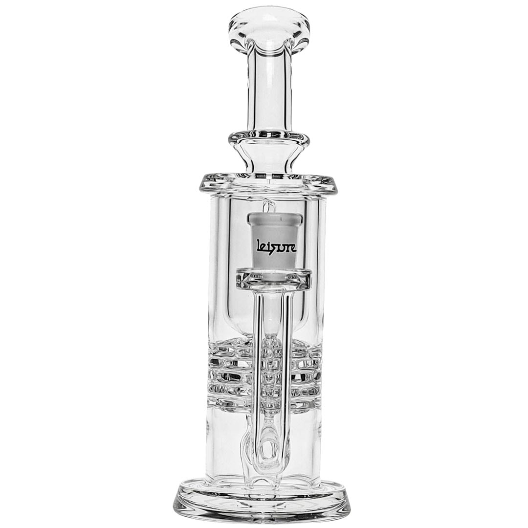 Leisure Glass Brick Stack Incycler Dab Rig